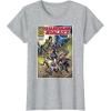 imageMarvel Guardians of the Galaxy Vol 3 Cosmic Comic Poster TShirtHeather Grey