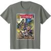 imageMarvel Guardians of the Galaxy Vol 3 Cosmic Comic Poster TShirtOlive Heather