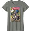 imageMarvel Guardians of the Galaxy Vol 3 Cosmic Comic Poster TShirtOlive Heather