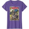 imageMarvel Guardians of the Galaxy Vol 3 Cosmic Comic Poster TShirtPurple Heather