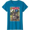 imageMarvel Guardians of the Galaxy Vol 3 Cosmic Comic Poster TShirtSapphire Blue