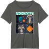imageMarvel Guardians of the Galaxy Volume 3 Baby Rocket Panels TShirtAsphalt Grey