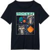 imageMarvel Guardians of the Galaxy Volume 3 Baby Rocket Panels TShirtBlack