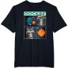 imageMarvel Guardians of the Galaxy Volume 3 Baby Rocket Panels TShirtBlack