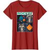 imageMarvel Guardians of the Galaxy Volume 3 Baby Rocket Panels TShirtCranberry Red