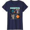 imageMarvel Guardians of the Galaxy Volume 3 Baby Rocket Panels TShirtNavy Blue