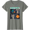 imageMarvel Guardians of the Galaxy Volume 3 Baby Rocket Panels TShirtOlive Heather