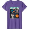 imageMarvel Guardians of the Galaxy Volume 3 Baby Rocket Panels TShirtPurple Heather