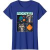 imageMarvel Guardians of the Galaxy Volume 3 Baby Rocket Panels TShirtRoyal Blue