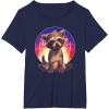 imageMarvel Guardians of the Galaxy Volume 3 Baby Rocket Raccoon TShirtNavy Blue