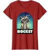 imageMarvel Guardians of the Galaxy Volume 3 Baby Rocket Toony TShirtCranberry Red