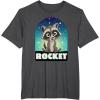 imageMarvel Guardians of the Galaxy Volume 3 Baby Rocket Toony TShirtDark Heather Grey