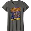 imageMarvel Guardians of the Galaxy Volume 3 Comic Style and Logo TShirtAsphalt Grey