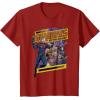 imageMarvel Guardians of the Galaxy Volume 3 Comic Style and Logo TShirtCranberry Red