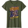 imageMarvel Guardians of the Galaxy Volume 3 Comic Style and Logo TShirtOlive Green