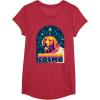imageMarvel Guardians of the Galaxy Volume 3 Cosmo Album Retro TShirtRed Heather
