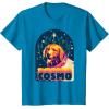imageMarvel Guardians of the Galaxy Volume 3 Cosmo Album Retro TShirtSapphire Blue