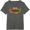 imageMarvel Guardians of the Galaxy Volume 3 Movie Logo TShirtAsphalt Grey