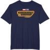 imageMarvel Guardians of the Galaxy Volume 3 Movie Logo TShirtNavy Blue