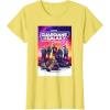 imageMarvel Guardians of the Galaxy Volume 3 Movie Poster TShirtLemon Yellow