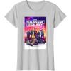 imageMarvel Guardians of the Galaxy Volume 3 Movie Poster TShirtSilver Grey