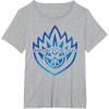 imageMarvel Guardians of the Galaxy Volume 3 Uniform Icon Symbol TShirtHeather Grey
