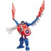 imageMarvel Mech Strike Mechasaurs 4Inch Captain America with Redwing Mechasaur Action Figures Super Hero Toys for Kids Ages 4 and Up