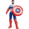 imageMarvel Mech Strike Mechasaurs 4Inch Captain America with Redwing Mechasaur Action Figures Super Hero Toys for Kids Ages 4 and Up