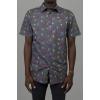 imageMarvel Mens Button Down ShirtCharcoal Deadpool Party