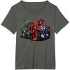 imageMarvel Studios Deadpool ampamp Wolverine Avengers Assemble Homage TShirtAsphalt Grey