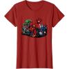 imageMarvel Studios Deadpool ampamp Wolverine Avengers Assemble Homage TShirtCranberry Red