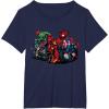 imageMarvel Studios Deadpool ampamp Wolverine Avengers Assemble Homage TShirtNavy Blue