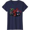 imageMarvel Studios Deadpool ampamp Wolverine Avengers Assemble Homage TShirtNavy Blue