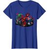 imageMarvel Studios Deadpool ampamp Wolverine Avengers Assemble Homage TShirtRoyal Blue