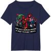 imageMarvel Studios Deadpool ampamp Wolverine Avengers Change Forever TShirtNavy Blue