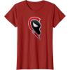 imageMarvel Studios Deadpool ampamp Wolverine Best Friends Heart Left TShirtCranberry Red