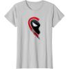 imageMarvel Studios Deadpool ampamp Wolverine Best Friends Heart Left TShirtSilver Grey
