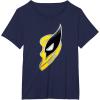 imageMarvel Studios Deadpool ampamp Wolverine Best Friends Heart Right TShirtNavy Blue