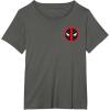 imageMarvel Studios Deadpool ampamp Wolverine Bold Corner Symbol TShirtAsphalt Grey