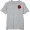 imageMarvel Studios Deadpool ampamp Wolverine Bold Corner Symbol TShirtHeather Grey