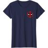 imageMarvel Studios Deadpool ampamp Wolverine Bold Corner Symbol TShirtNavy Blue