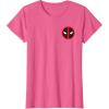 imageMarvel Studios Deadpool ampamp Wolverine Bold Corner Symbol TShirtPink Heather