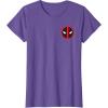 imageMarvel Studios Deadpool ampamp Wolverine Bold Corner Symbol TShirtPurple Heather