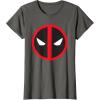 imageMarvel Studios Deadpool ampamp Wolverine Bold Deadpool Symbol TShirtAsphalt Grey