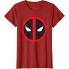 imageMarvel Studios Deadpool ampamp Wolverine Bold Deadpool Symbol TShirtCranberry Red