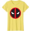 imageMarvel Studios Deadpool ampamp Wolverine Bold Deadpool Symbol TShirtLemon Yellow