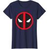 imageMarvel Studios Deadpool ampamp Wolverine Bold Deadpool Symbol TShirtNavy Blue