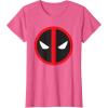 imageMarvel Studios Deadpool ampamp Wolverine Bold Deadpool Symbol TShirtPink Heather