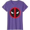 imageMarvel Studios Deadpool ampamp Wolverine Bold Deadpool Symbol TShirtPurple Heather