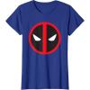 imageMarvel Studios Deadpool ampamp Wolverine Bold Deadpool Symbol TShirtRoyal Blue